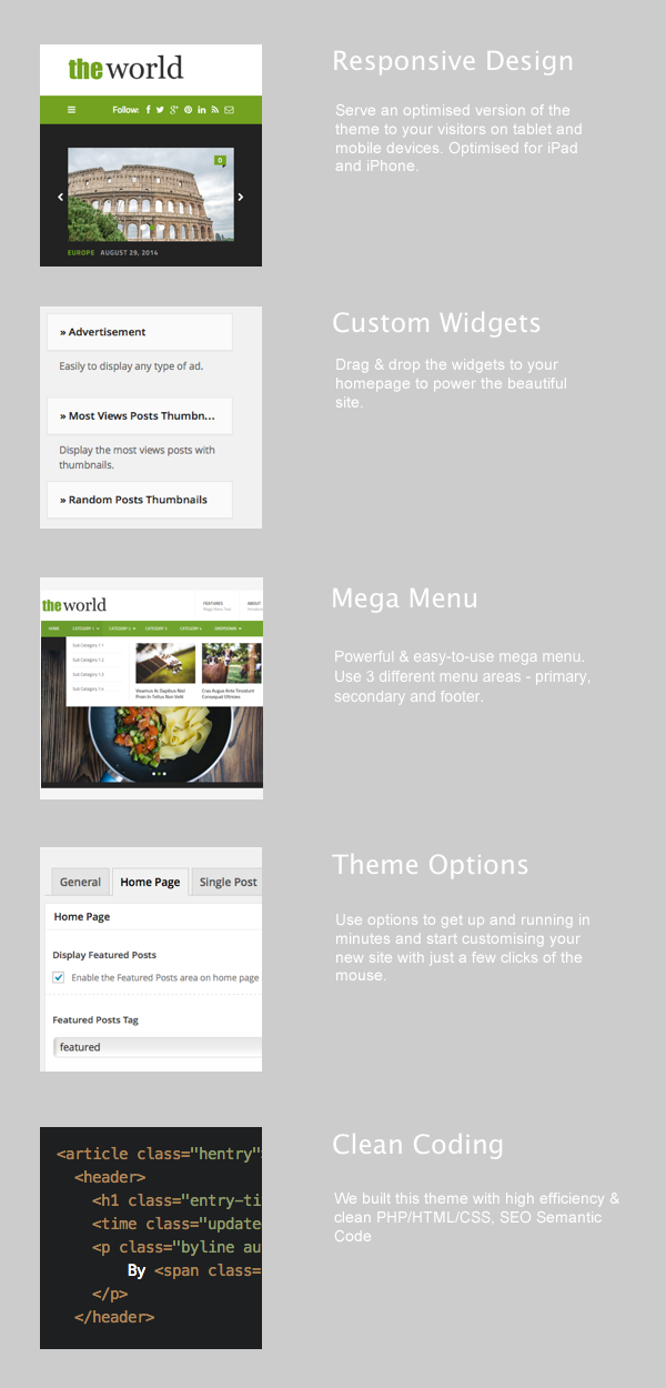 theWorld WordPress Theme