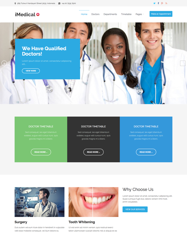 iMedical WordPress Theme