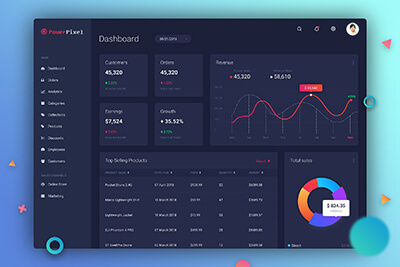 Sketch Dashboard UI