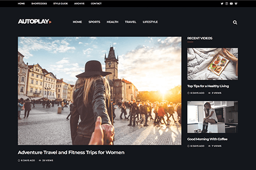 Autoplay WordPress Theme