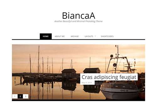 BiancaA WordPress Theme Screenshot