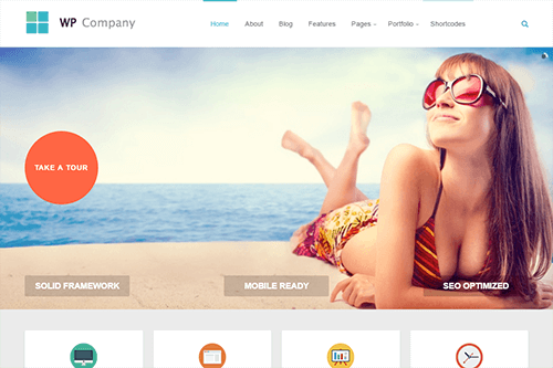 Company WordPress theme