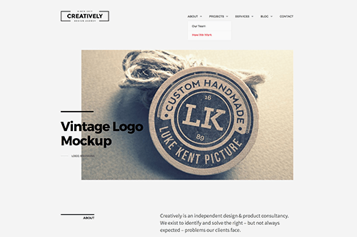 Creatively WordPress theme