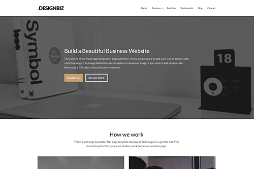 Designbiz WordPress Theme