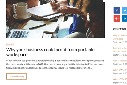 A Powerful Business Blog