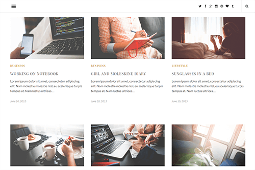 Multiple Homepage Layouts