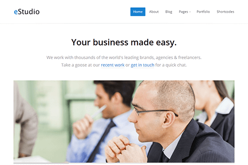 eStudio WordPress Theme