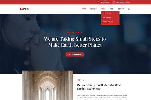 FaithPress WordPress Theme Screenshot