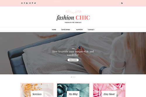 Fashion Chic WordPress Theme Screenshot