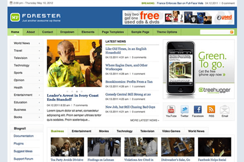 Forester WordPress Theme