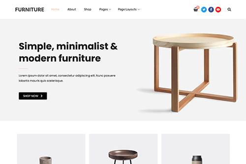 Furniture WordPress Theme Screenshot