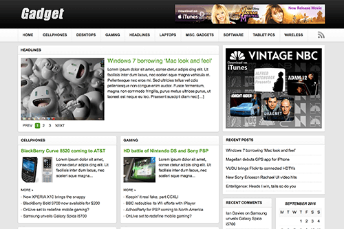 Gadget WordPress Theme
