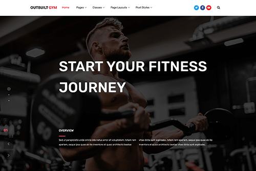 Free Gym WordPress Theme