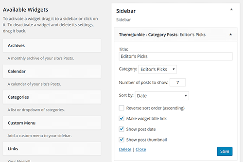 Custom Widgets