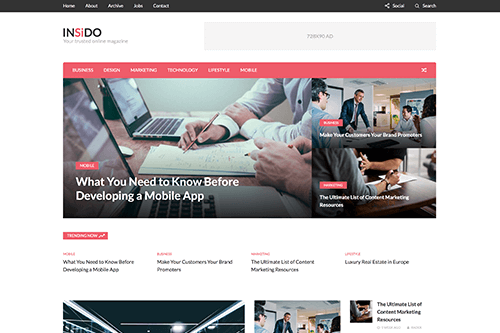 Insido WordPress Theme