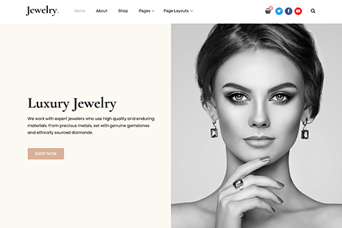 Free Jewelry WordPress Theme