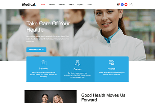 Free Medical WordPress Theme