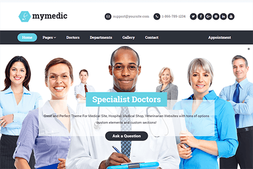 MyMedic WordPress Theme Screenshot