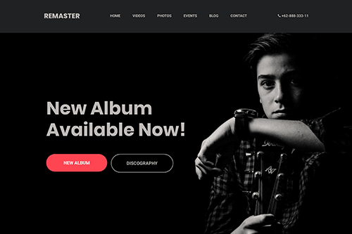 Remaster WordPress Theme