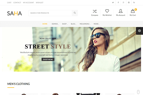 Saha WordPress Theme Screenshot