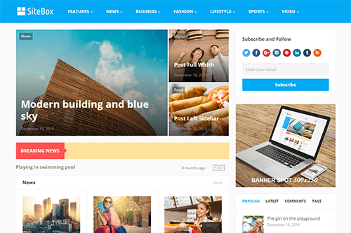 Multiple Homepage Layouts