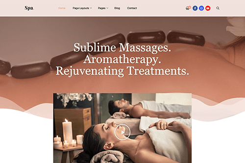 Spa WordPress Theme Screenshot