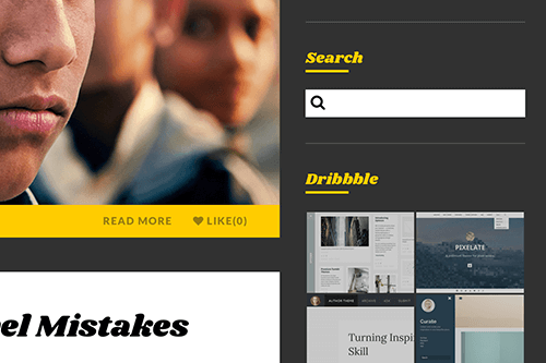 Feature Packed Sidebar