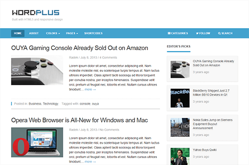 WordPlus WordPress Theme