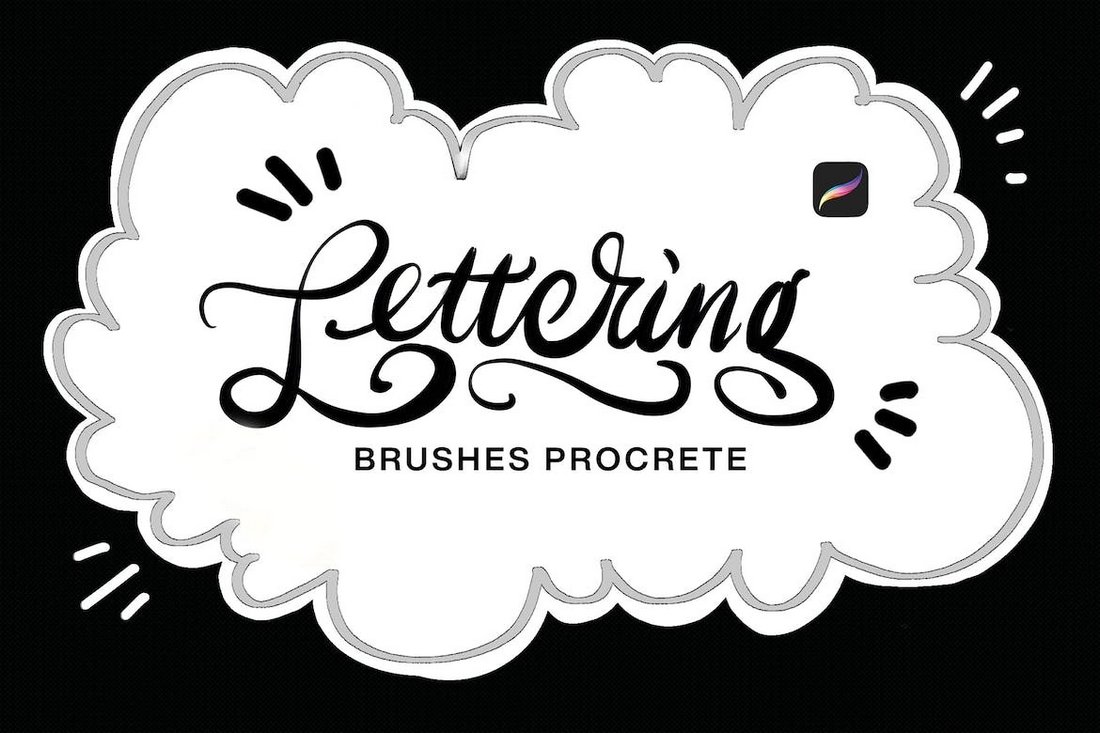 10 Lettering Brushes for Procreate