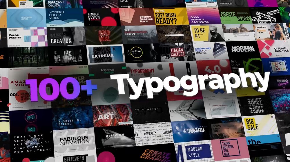 100+ Typography Templates MOGRT for Premiere Pro