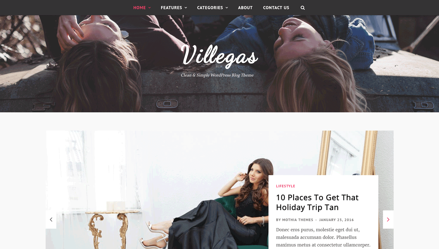 Mothia - Minimal and Clean Flickr WordPress Theme