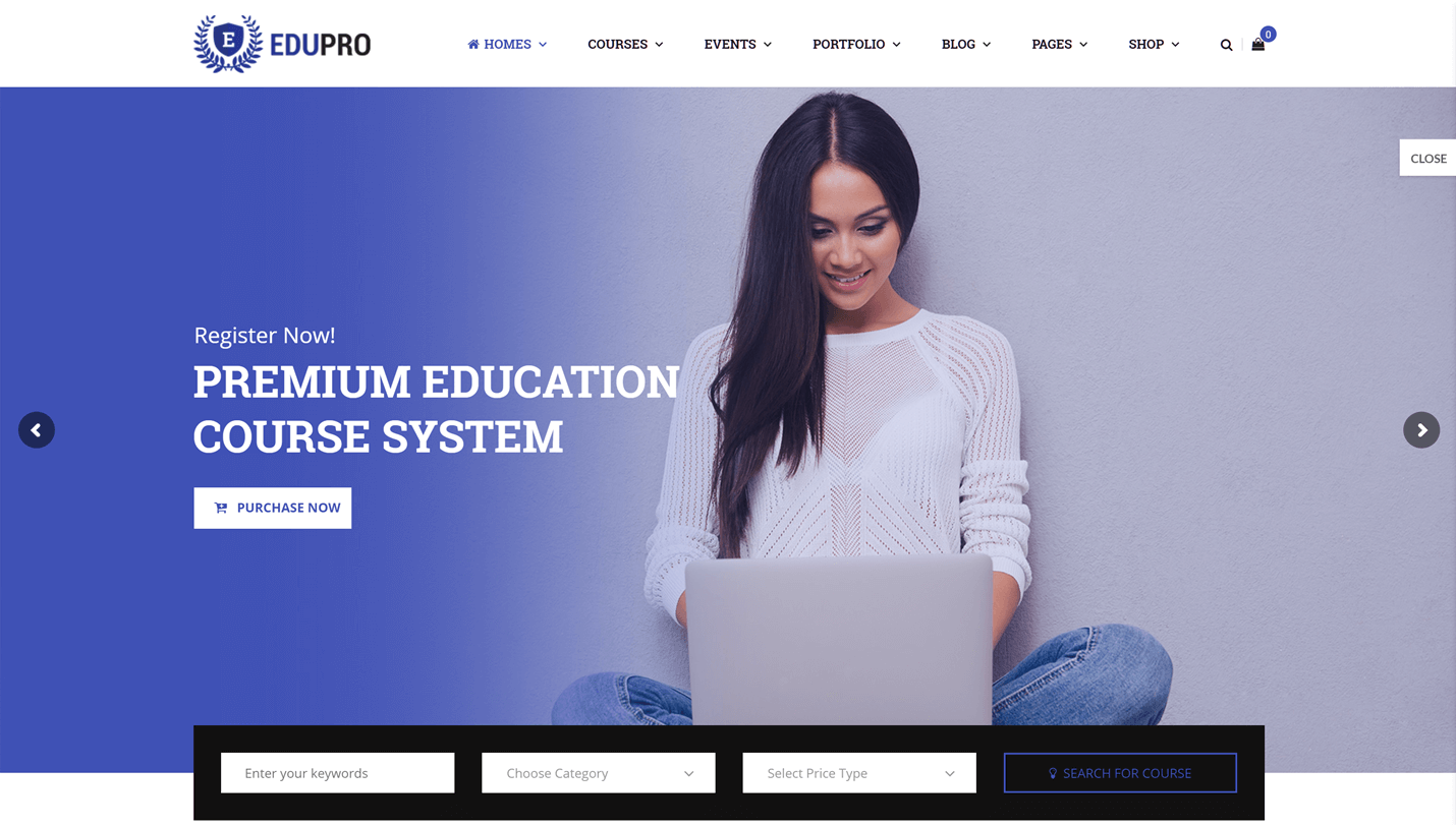 Education WordPress Theme Pro - Education and University WordPress Theme