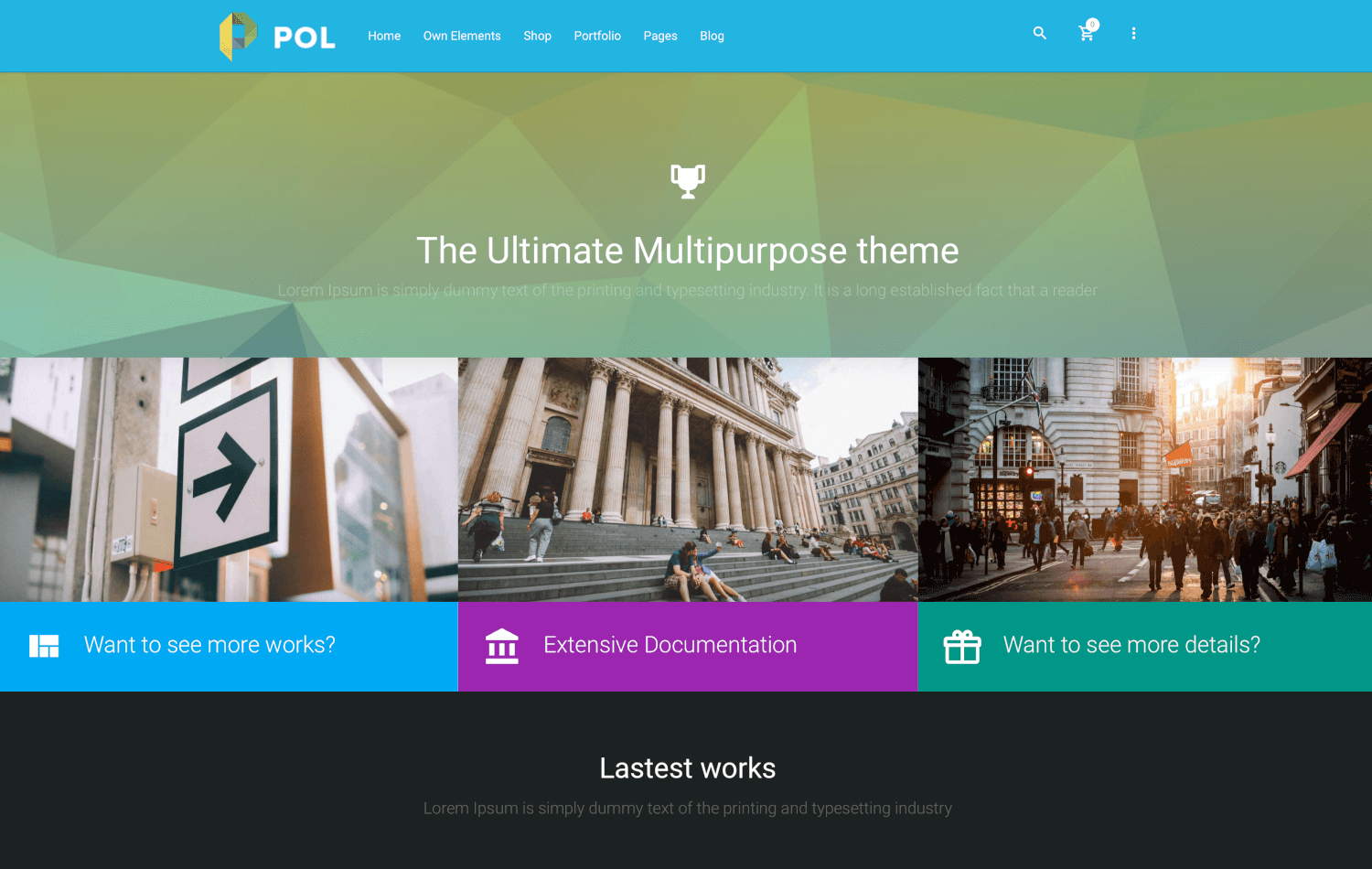 POL - Material Multi-Purpose WordPress Theme