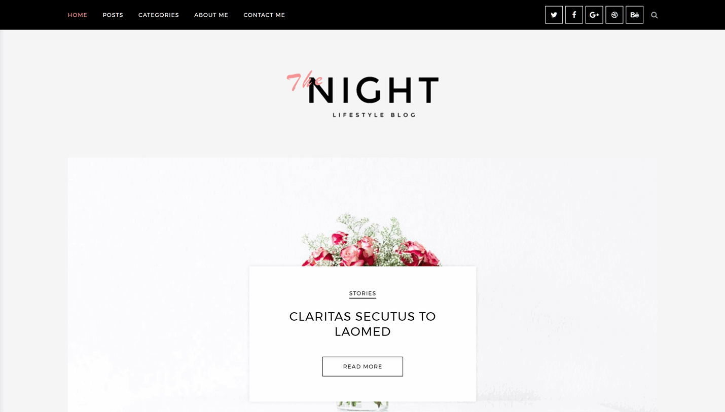 TheNight - Blogging Grid WordPress Theme