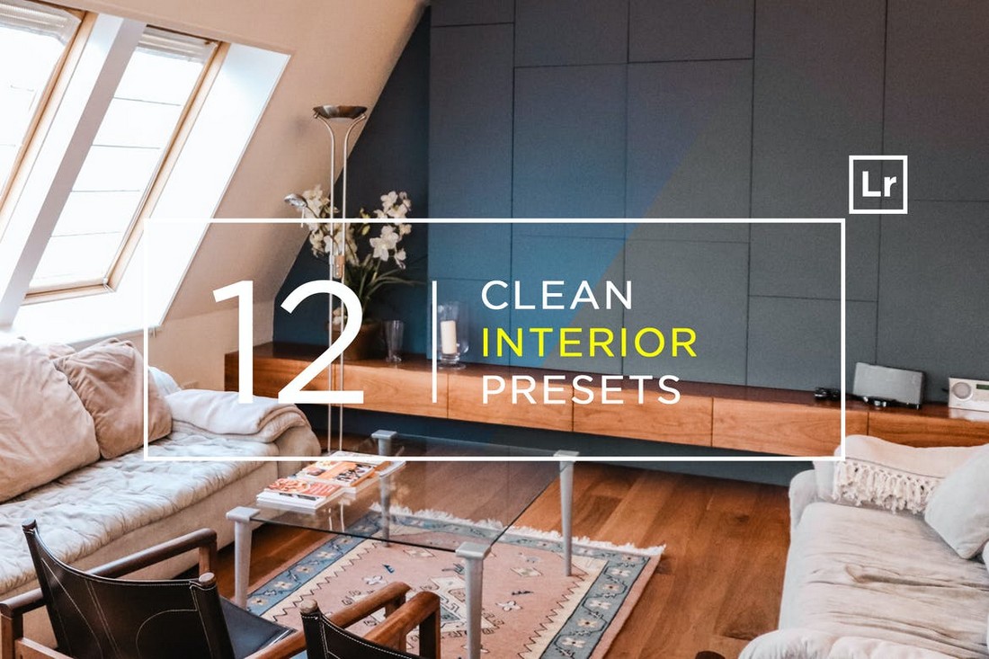 12 Clean Interior Lightroom Presets