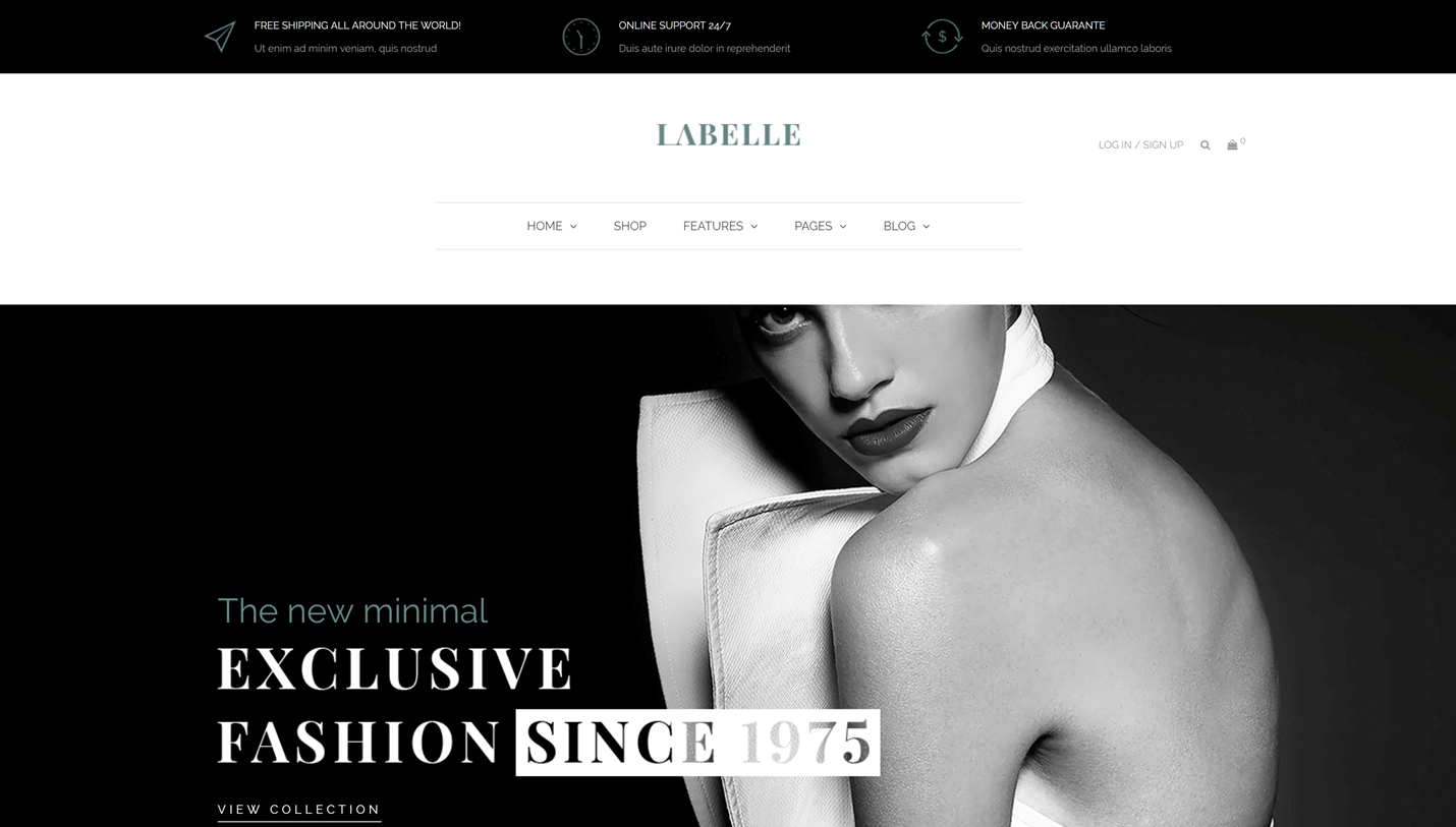 Labelle - Mega Menu WooCommerce and Blogging WordPress Theme