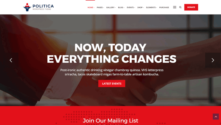 30 best political wordpress themes 2018 theme junkie wordpress political theme