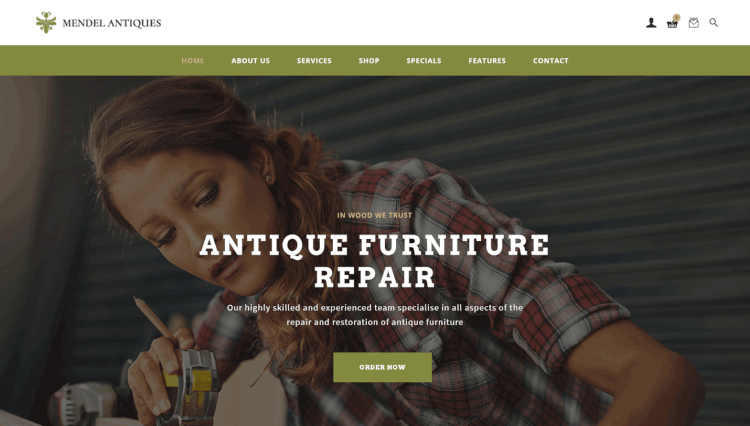 vintage wordpress theme
