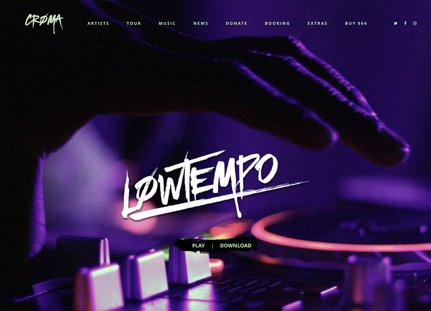 Croma - Responsive DJ WordPress Theme