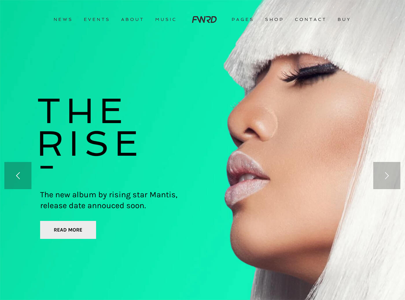 FWRD - Band & Musician WordPress Theme