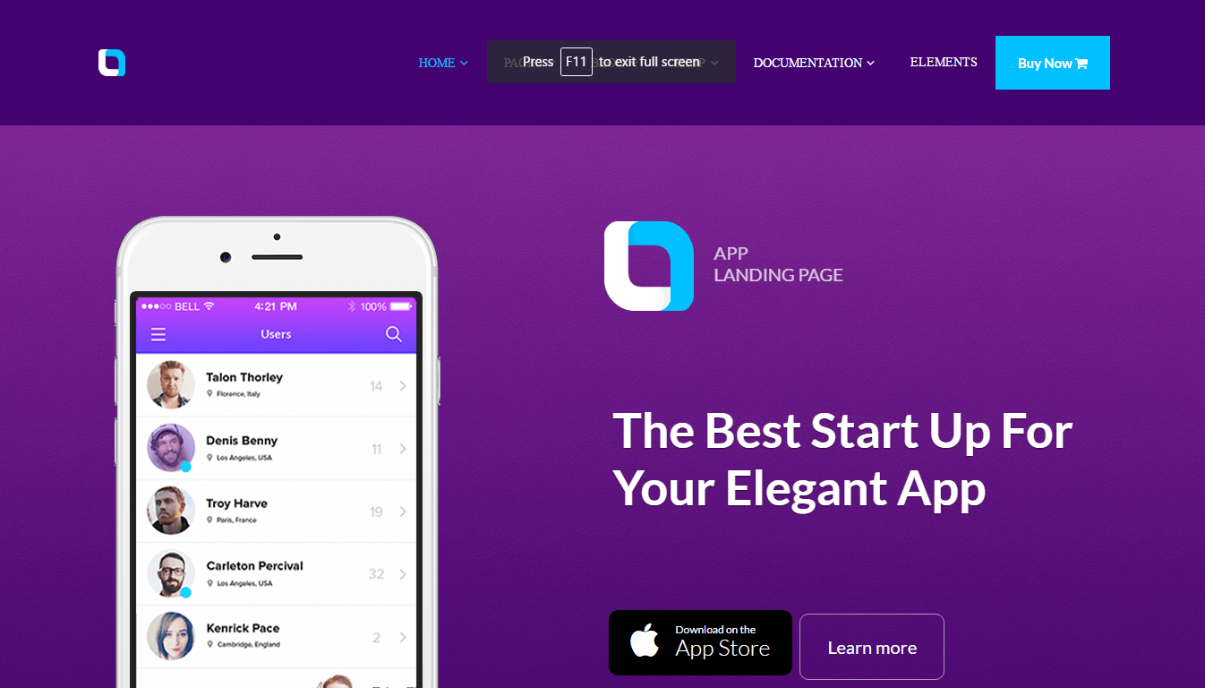 Ola - Multi-Purpose Landing Page WordPress Theme