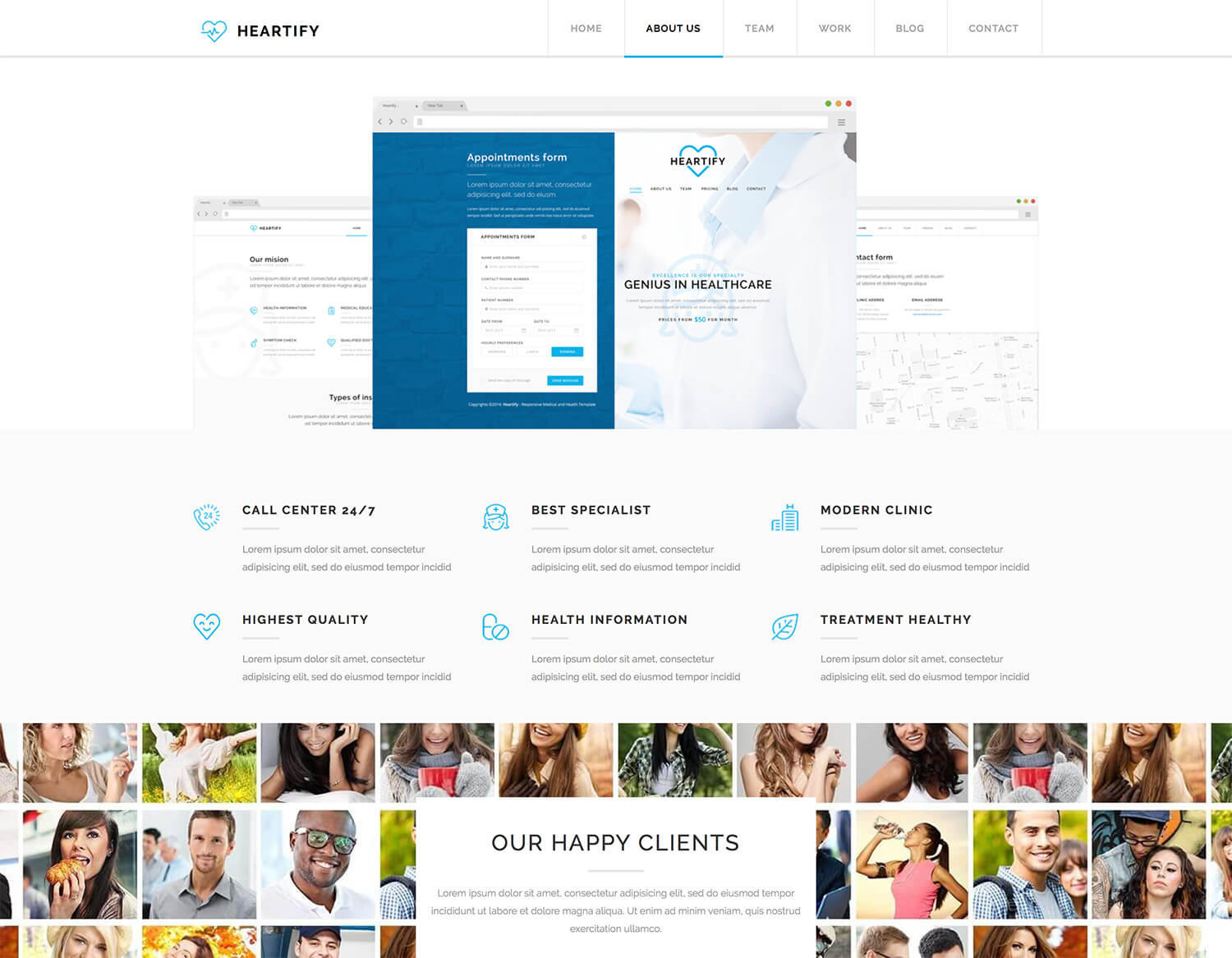 Heartify Medical Health & Clinic Theme