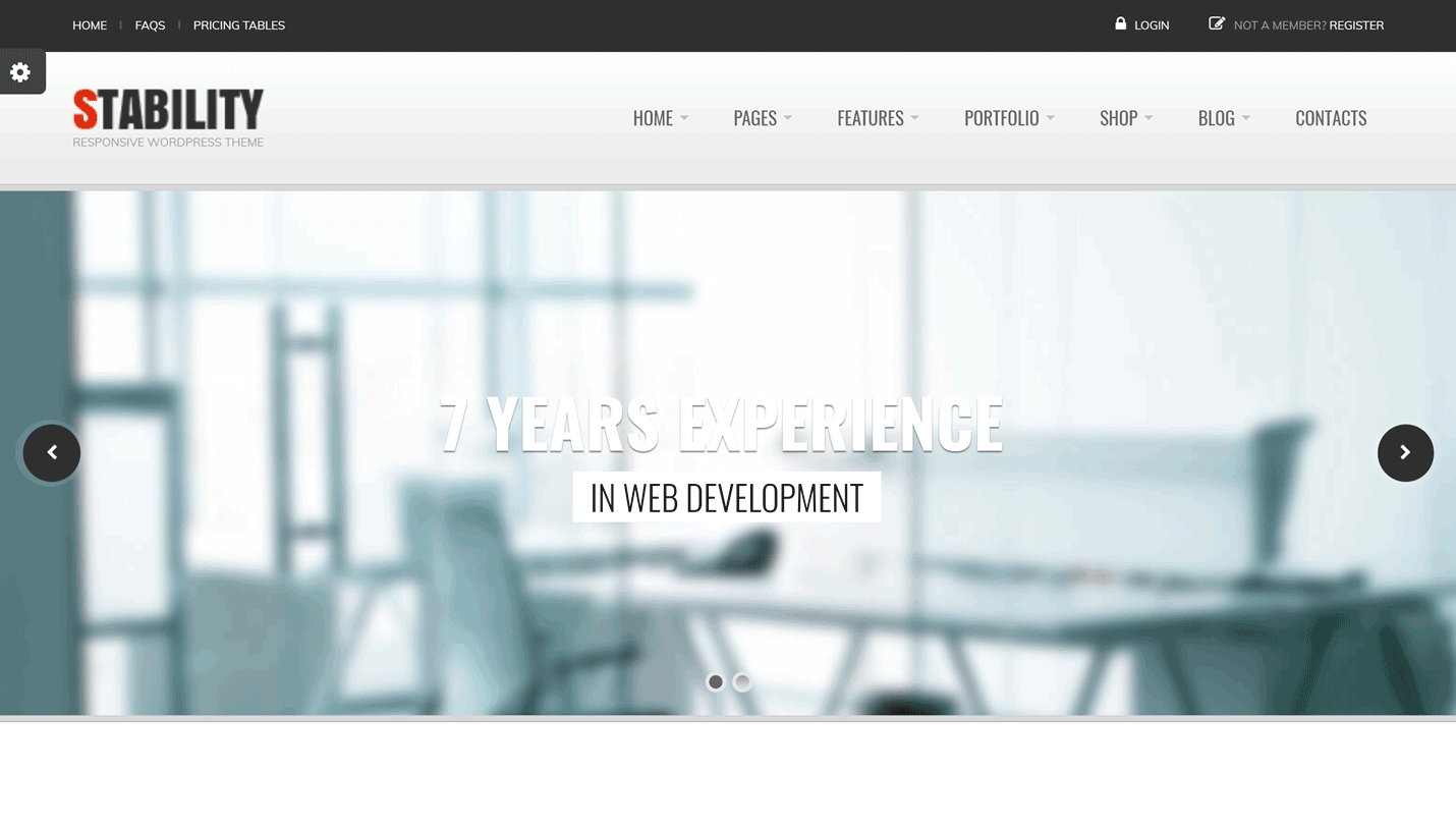 Stability - Multi-Purpose Flickr WordPress Theme