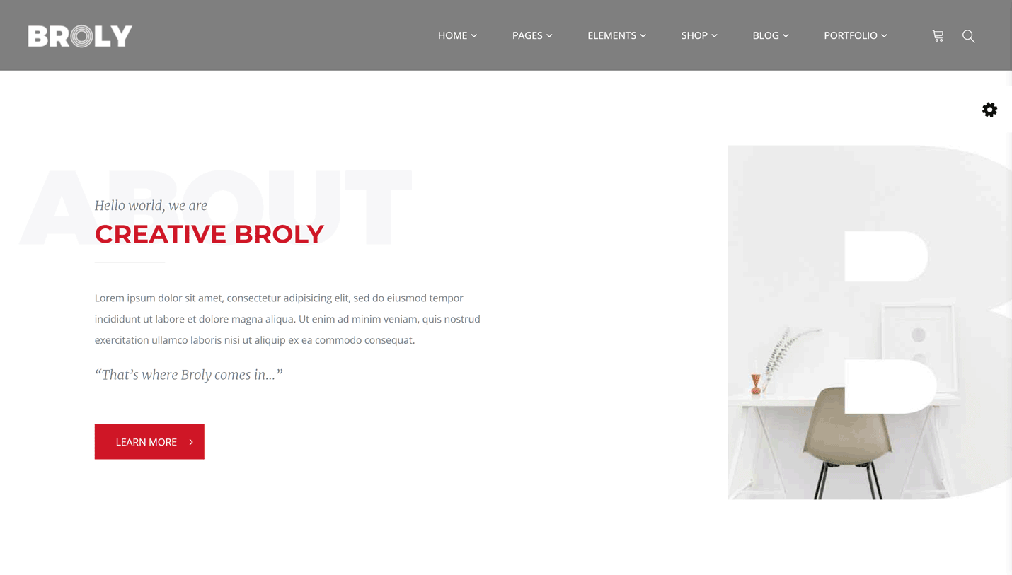 Broly - Multi-Concept Video Background WordPress Theme
