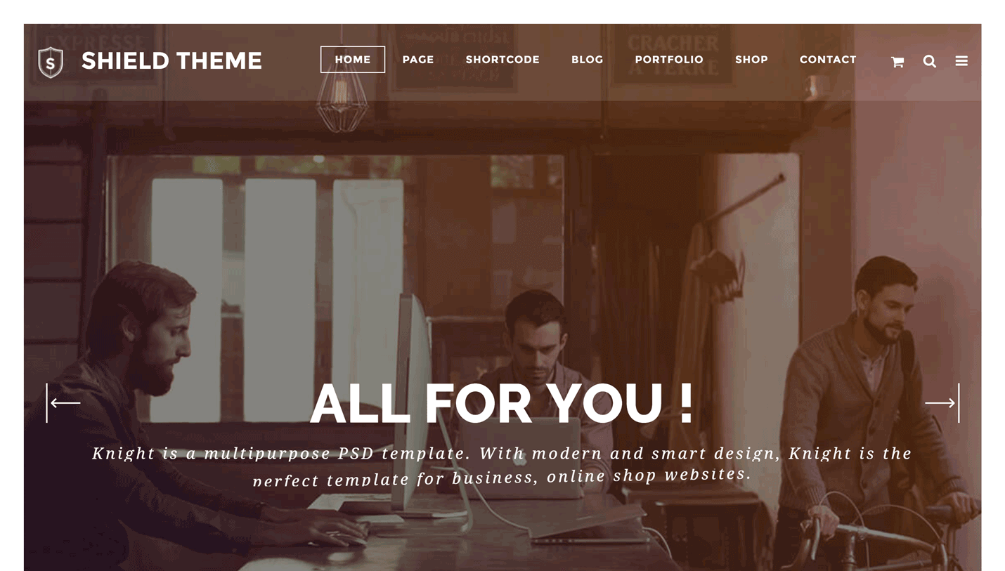 Shield - Creative Multi-Purpose Video Background Wordpress Theme