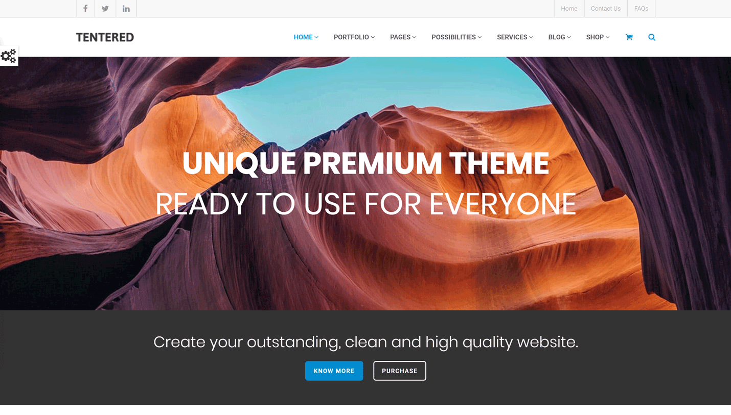 Tentered - Multi-Purpose Mega Menu WordPress Theme
