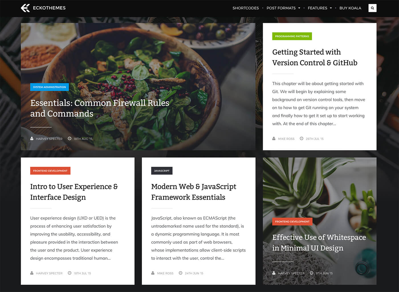 Koala - Responsive WordPress Grid Theme