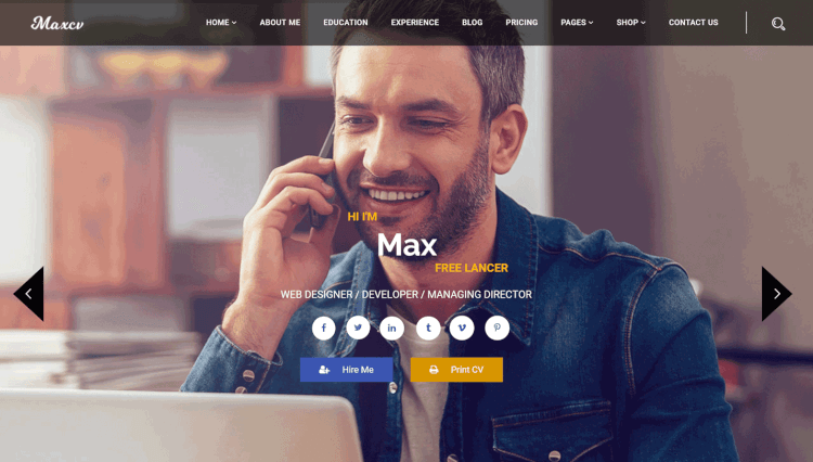 resume theme