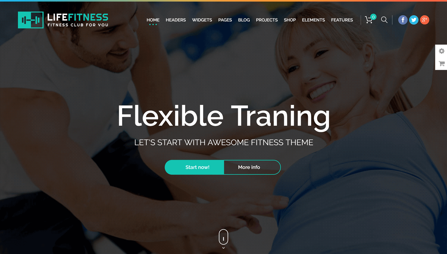 Life Fitness - Sports and Gym WordPress Theme