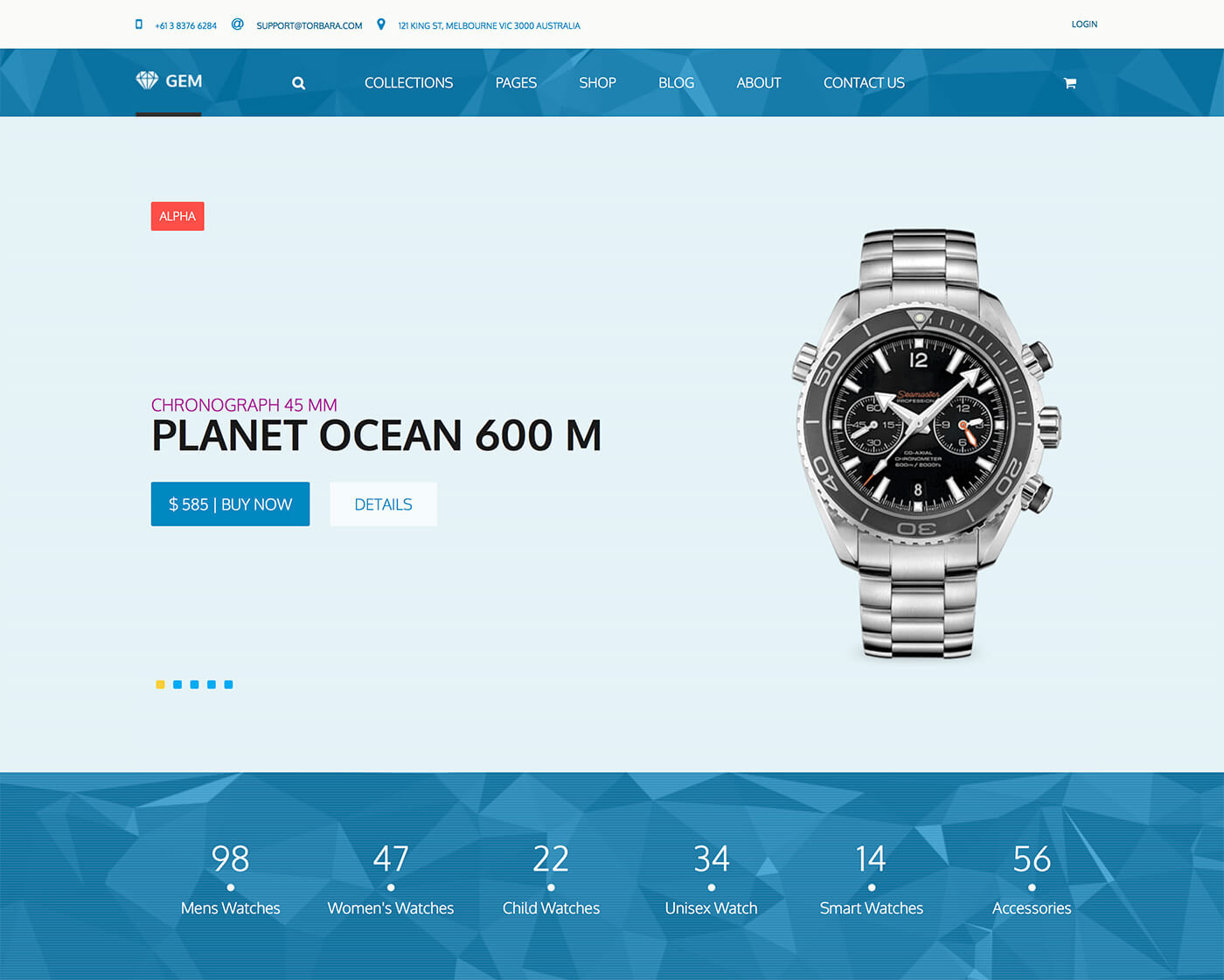 Gem - Luxury eCommerce Responsive Theme